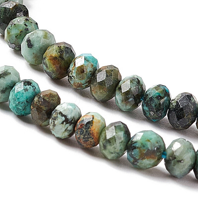 Natural African Turquoise(Jasper) Beads Strands G-F717-02B-1