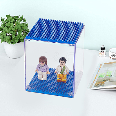 ABS Plastic Minifigure Display Cases AJEW-WH0014-07A-1