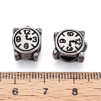304 Stainless Steel European Style Large Hole Beads STAS-T072-112AS-1