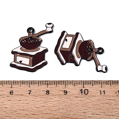 Baking Paint Alloy Enamel Pendants PALLOY-T093-16-1