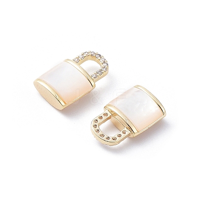 Rack Plating Brass Pendants KK-A183-14G-1