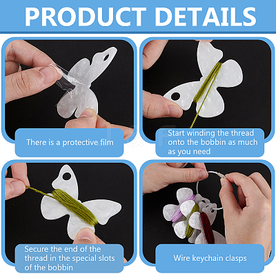 Acrylic Floss Bobbin TOOL-BC0002-86B-1