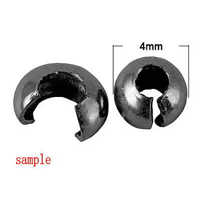 Brass Crimp Beads Covers KK-G016-P-NF-1