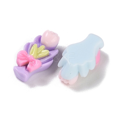 Opaque Resin Cabochons RESI-K027-33B-1