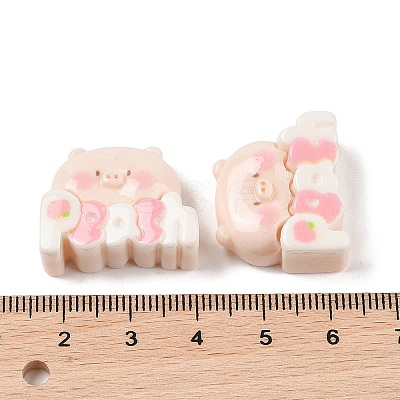 Opaque Resin Decoden Cabochons RESI-K040-01B-1