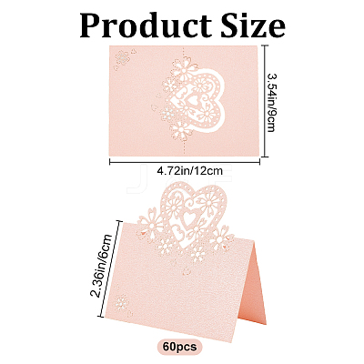 Paper Table Place Cards AJEW-WH0270-55B-1