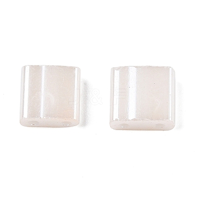 2-Hole Baking Paint Glass Seed Beads SEED-S023-17C-16-1
