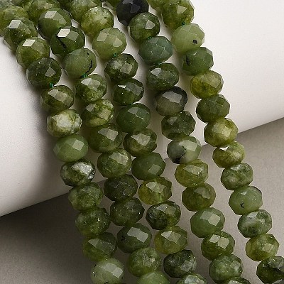 Faceted Dyed Natural White Jade Beads Strands GG-CBAE966-01A-U-1