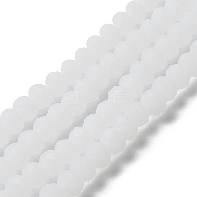 Imitation Jade Solid Color Glass Beads Strands X-EGLA-A034-J4mm-MD05-1