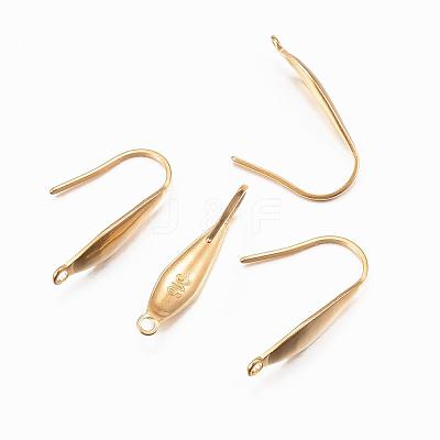 Ion Plating(IP) 316 Surgical Stainless Steel Earring Hooks STAS-H392-03G-1