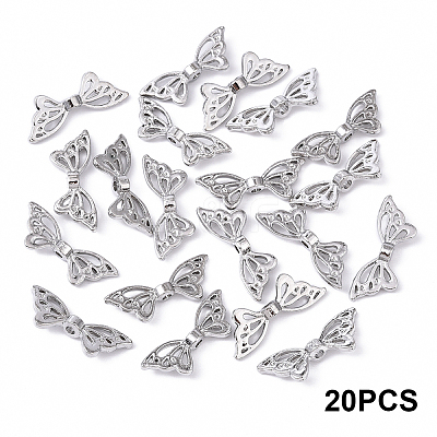 20Pcs Rack Plating Alloy Beads FIND-YW0008-15P-1