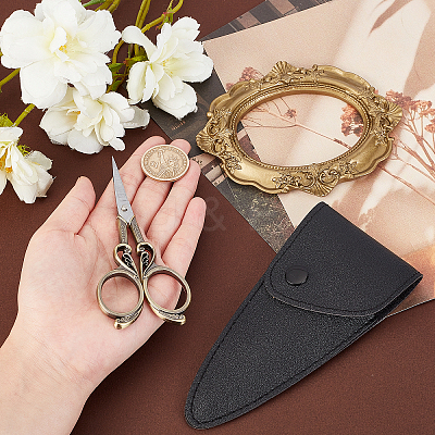 2Pcs 2 Style Stainless Steel Scissors TOOL-SC0001-32-1