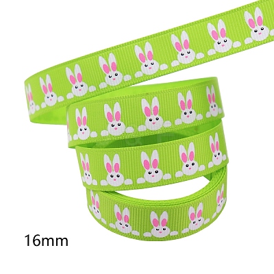 Easter Theme Polyester Grosgrain Ribbons EAER-PW0001-209A-1