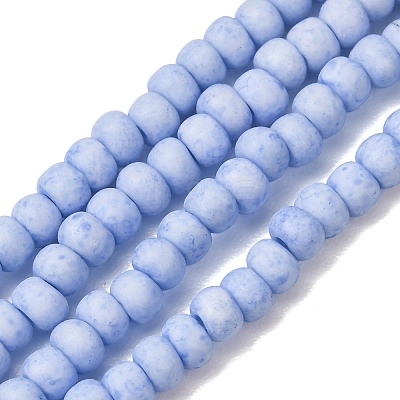 Handmade Frosted Porcelain Beads PORC-E017-01J-1