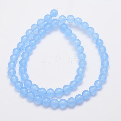 Natural & Dyed Malaysia Jade Bead Strands X-G-A146-6mm-A20-1