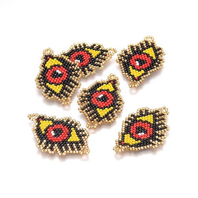 MIYUKI & TOHO Handmade Japanese Seed Beads Links SEED-A029-BL02-1