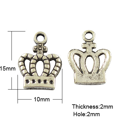 Tibetan Style Alloy Charms X-TIBEP-R354-01AS-LF-1