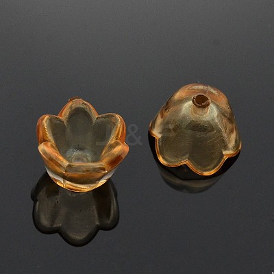 Dyed Transparent Acrylic Beads PL548-12-1