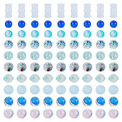 80G Transparent Glass Beads DGLA-TA0001-47F-1