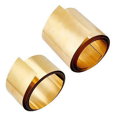 AHADEMAKER 2 Rolls 2 Style Brass Sheet KK-GA0001-48-1