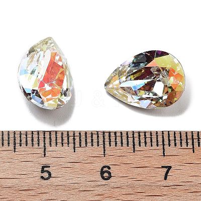 K9 Glass Rhinestone Cabochons GLAA-H034-03D-1
