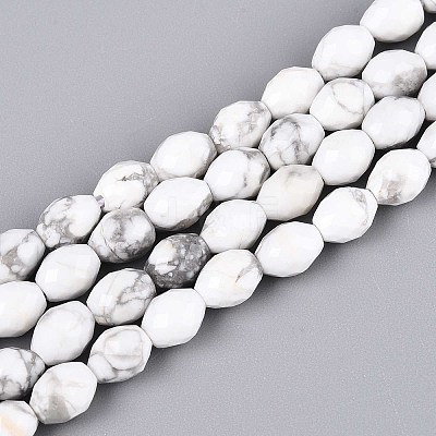 Natural Howlite Beads Strands G-T142-79-1