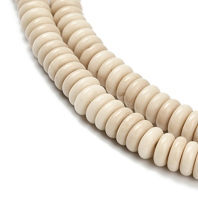 Natural Fossil Beads Strands G-Q159-B34-01-1