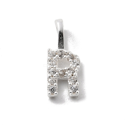 925 Sterling Silver with Cubic Zirconia Charms STER-Q004-01R-S-1