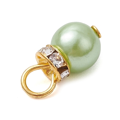 Imitation Pearl Acrylic Charms PALLOY-JF03324-01-1