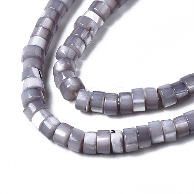 Natural Trochus Shell Beads Strands X-SHEL-S278-027J-1