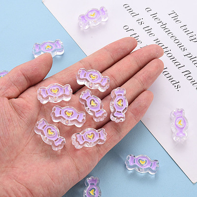 Transparent Acrylic Beads LS-MACR-S374-05A-01-1