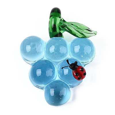 Handmade Lampwork Pendants LAMP-N034-14-1