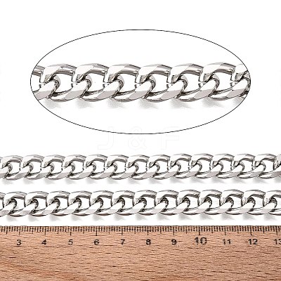 Aluminium Cuban Link Chains CHA-Q001-13P-1