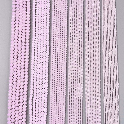 Glass Beads Strands EGLA-A044-J8mm-D02-1