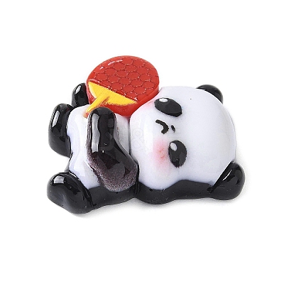 Pandan Theme Resin Cabochons RESI-D310-02A-1