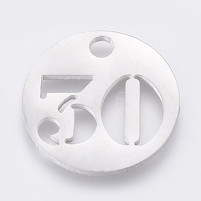 Non-Tarnish 304 Stainless Steel Pendants STAS-F233-30-P-1