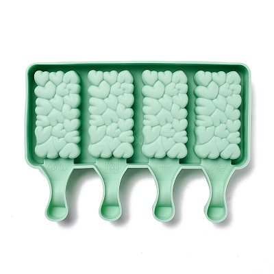 Food Grade DIY Rectangle Ice-cream Silicone Molds DIY-D062-03A-1