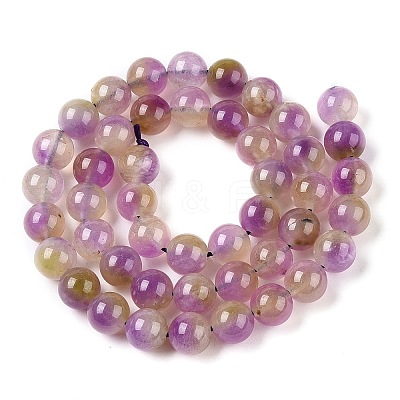 Dyed Natural White Jade Beads Strands G-T138-8mm-210-27-1