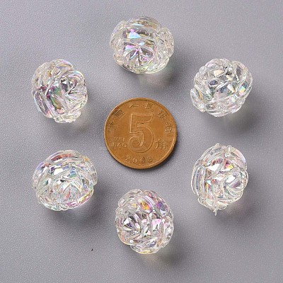 Transparent Acrylic Beads TACR-S154-31C-205-1