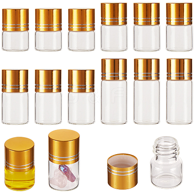20Pcs 4 Style Glass Bead Containers MRMJ-CP0001-22A-1