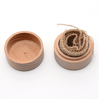 Wooden Ring Boxes OBOX-WH0006-11B-1