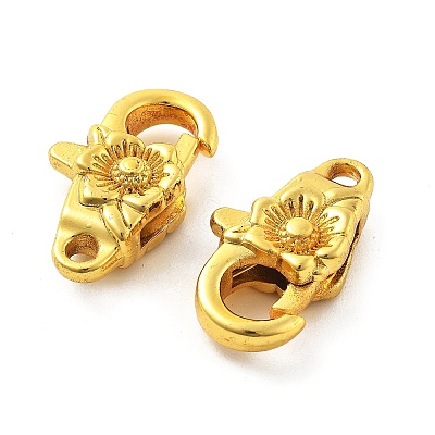 Brass Lobster Claw Clasps KK-R216-18B-G-1