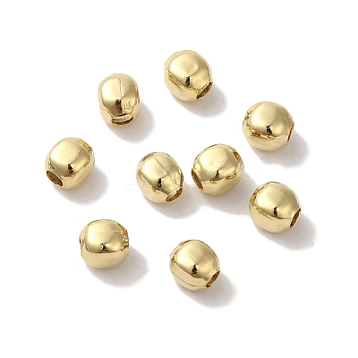 Brass Beads KK-K383-08A-G-1