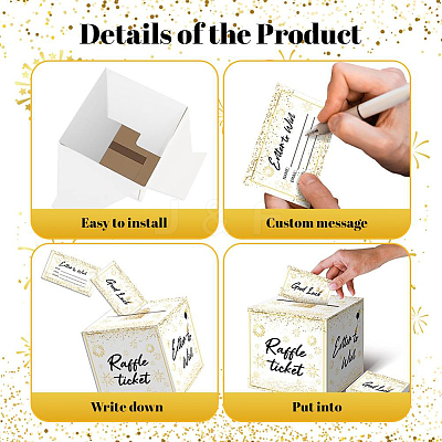 1 Set Kraft Paper Lottery Ticket Boxes CBOX-SP0001-05-1