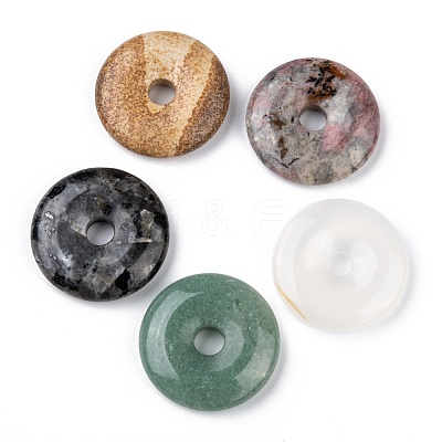 Natural Gemstone Pendants G-F524-B-1