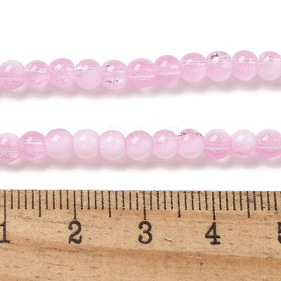 Crackle Glass Beads Strands GLAA-U001-4mm-03-1