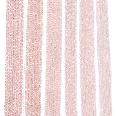 Electroplate Glass Beads Strands EGLA-A034-T4mm-B12-1