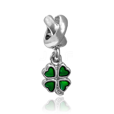 Alloy European Dangle Charms CLOV-PW0001-087B-1