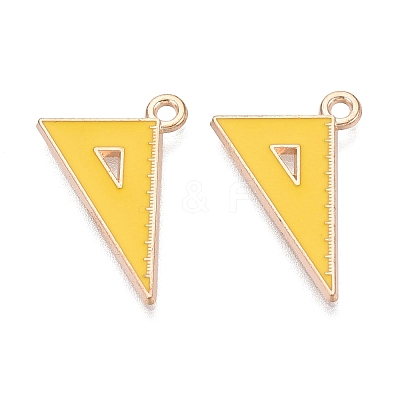 Alloy Enamel Pendants ENAM-Q004-01KCG-12-1