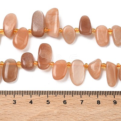 Natural Sunstone Beads Strands G-P604-A04-01-1